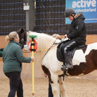 A Riding for the Disabled lesson at the Pegasus Centre