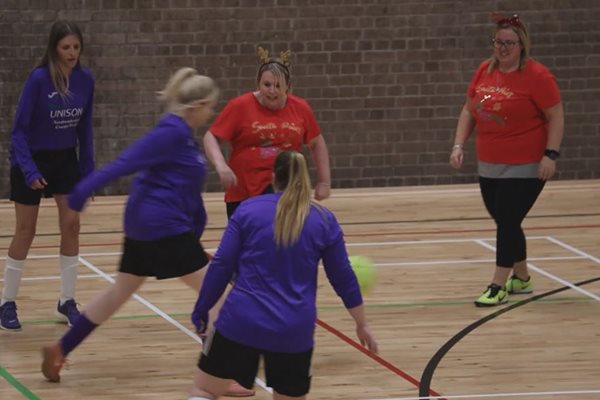 Image demonstrating Ladies Walking Football Festival raises funds for charity 