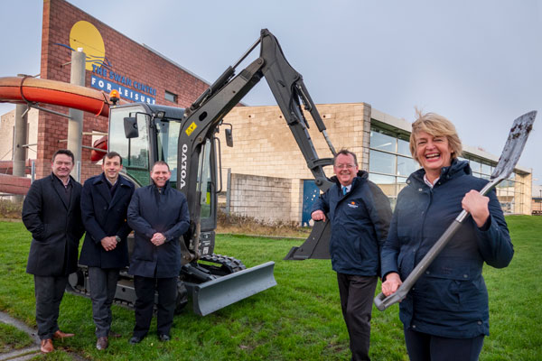 Turf cutting ceremony for  Berwick's new leisure centre
