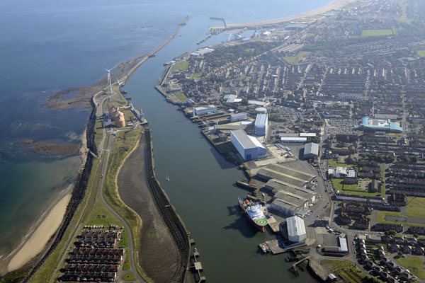 Aerial view of Blyth