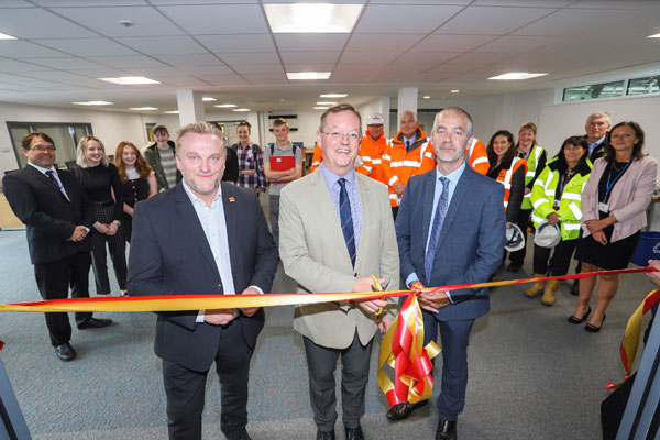 Image demonstrating New sixth form centre opened during Haydon Bridge visit