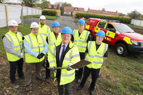 Image demonstrating Start of work on new fire station at Ponteland