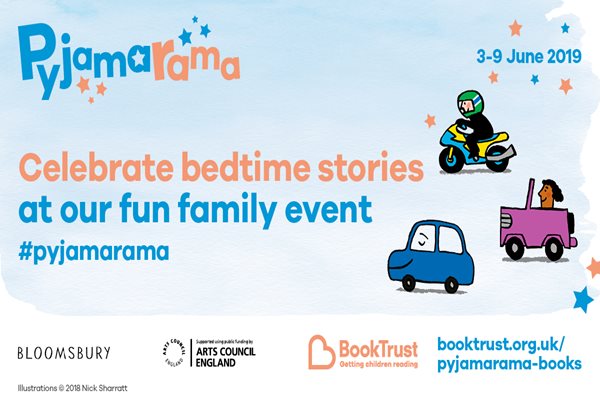 Image demonstrating Pyjamarama Fun across Northumberland Libraries 3-9 June
