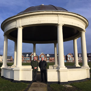 Image demonstrating Blyth bandstand shining bright again