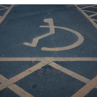 Image demonstrating Blue badge abuser in court