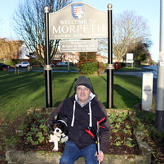 Image demonstrating Dai and the Morpeth Blitz group win national award