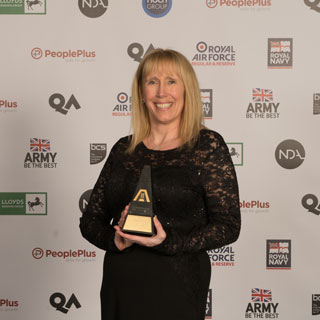 Julie Mills at the National Apprenticeship Awards