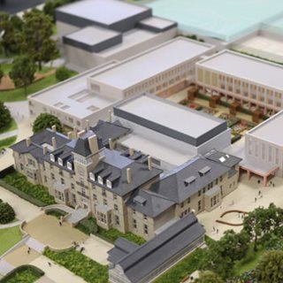 Picture of model of new schools