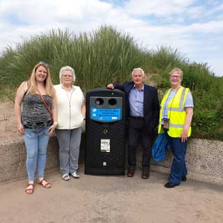 Image demonstrating Promenade scheme encourages recycling