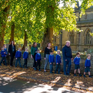 Image demonstrating Striding into walk to school month