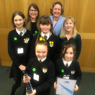 Image demonstrating Tweedmouth Middle wins national award for sustainable travel