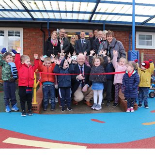Image demonstrating A new play area for Pegswood Primary nursery
