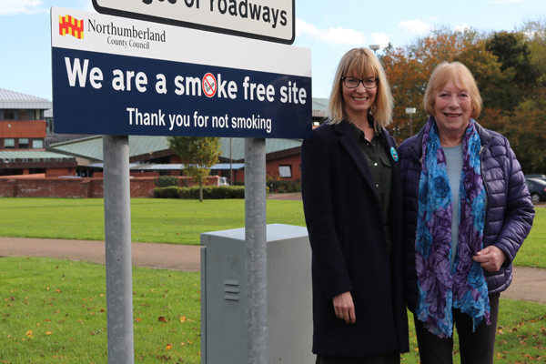 Image demonstrating Northumberland County Council sites go smokefree