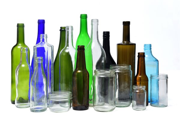 Photo of glass bottles and jars