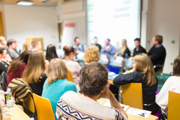 Photo of a meeting taking place