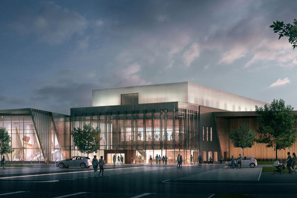 Digital image of what the Berwick leisure centre will look like