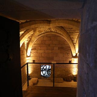 Newly opened crypt of St Aidan’s Church in Bamburgh