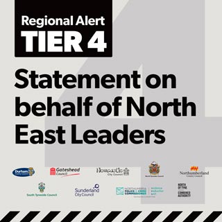 Image demonstrating Government places North East in Tier 4