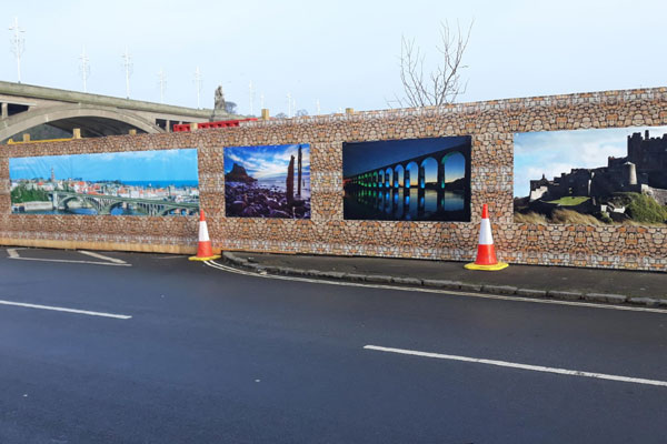 Berwick Old Bridge hoardings