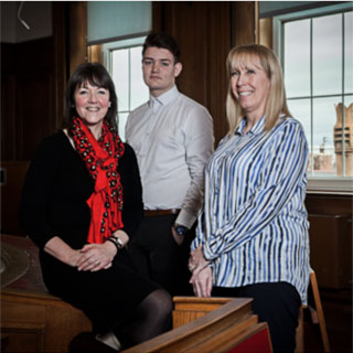 Three apprentices from our Apprenticeship scheme 