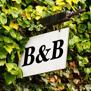 Photo of B&B sign