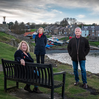 Councillors Wendy Pattison, Margaret Brooks and Glen Sanderson