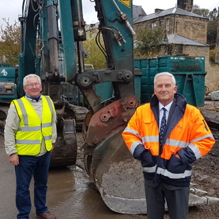 Councillors John Beynon and Glen Sanderson