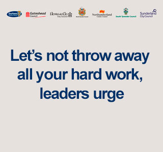 Let's not throw away all your hard work, leaders urge