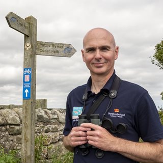 Photo of Richard Willis, coastal warden