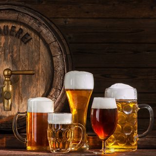 Picture of glasses of beer