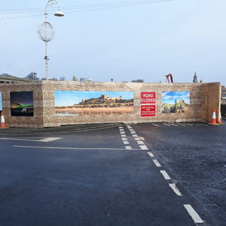 Berwick Old Bridge hoardings