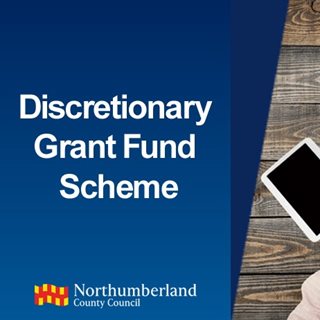 Photo with words Discretionary Grant Scheme on it