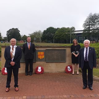 Photo of ceremony at County Hall