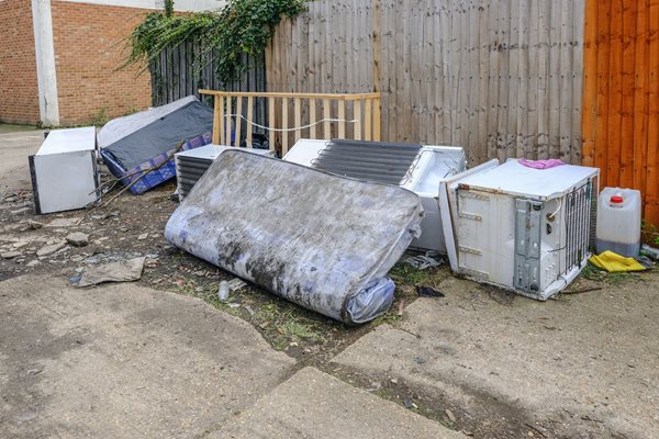 Photo of fly-tipping