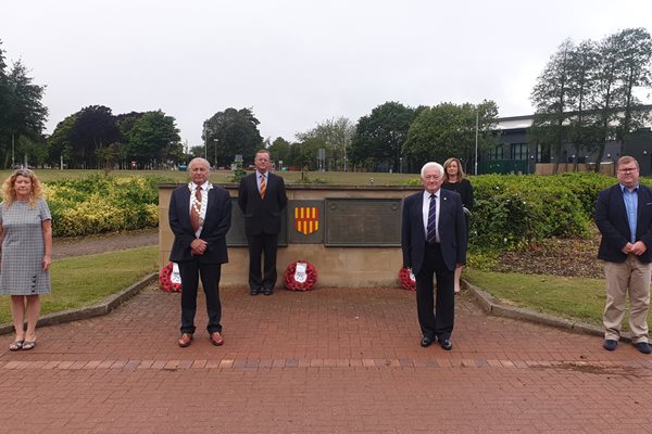 Photo of ceremony at County Hall