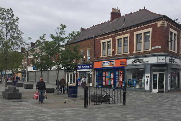 Image demonstrating Clean-up work continues in Blyth town centre