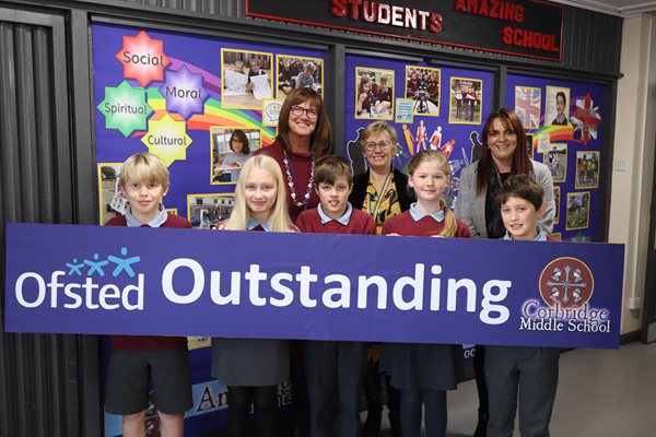 Corbridge Middle School Outstanding Ofsted 