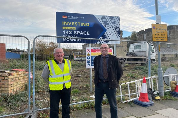 Image demonstrating Work beginning on new Morpeth carpark