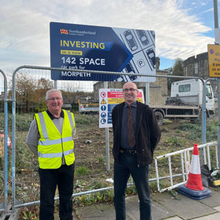 Image demonstrating Work beginning on new Morpeth carpark