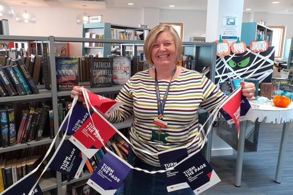 Anne Blackburn, Senior Assistant Librarian at Prudhoe Library