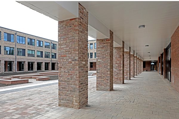 Hexham schools - courtyard