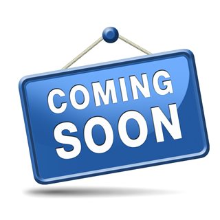 Image of a sign saying 'coming soon'