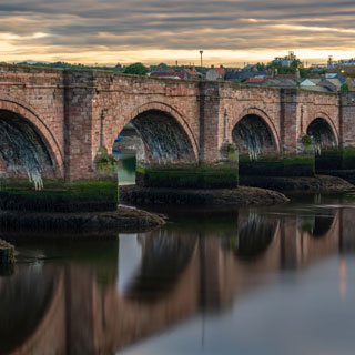 Image demonstrating Berwick Old Bridge re-opens to traffic