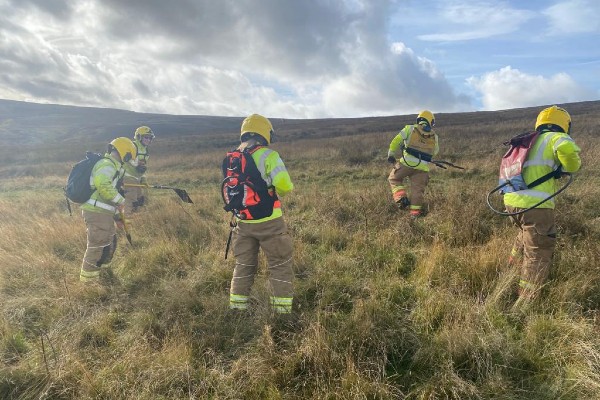 Image demonstrating Fire crews team up for wildfire training exercise 