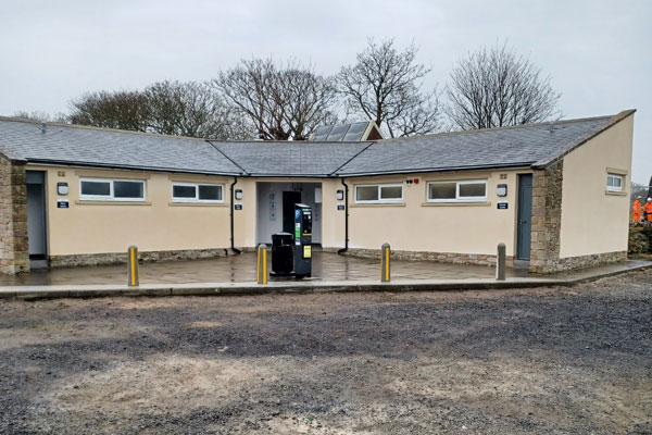 Image demonstrating Holy Island toilets refurbished and open for Easter 