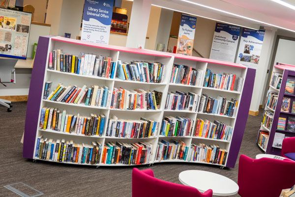 Alnwick Library has gone back to its full opening hours after recruiting additional staff post-pandemic.