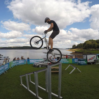 A stunt cyclist. A festival of cycling is coming to Blyth Marketplace on July 28 from 10am-4pm