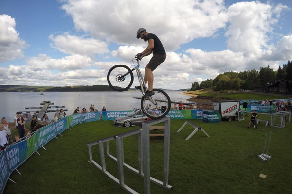 A stunt cyclist. A festival of cycling is coming to Blyth Marketplace on July 28 from 10am-4pm