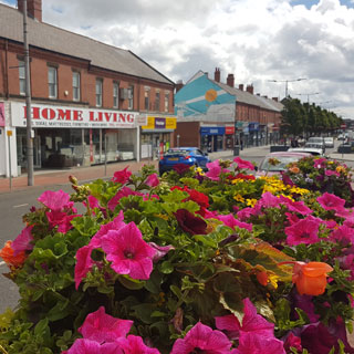 Ashington town centre. A bid is being submitted to redevelop parts of it