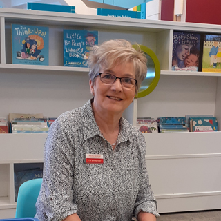 Libraries volunteer Linda